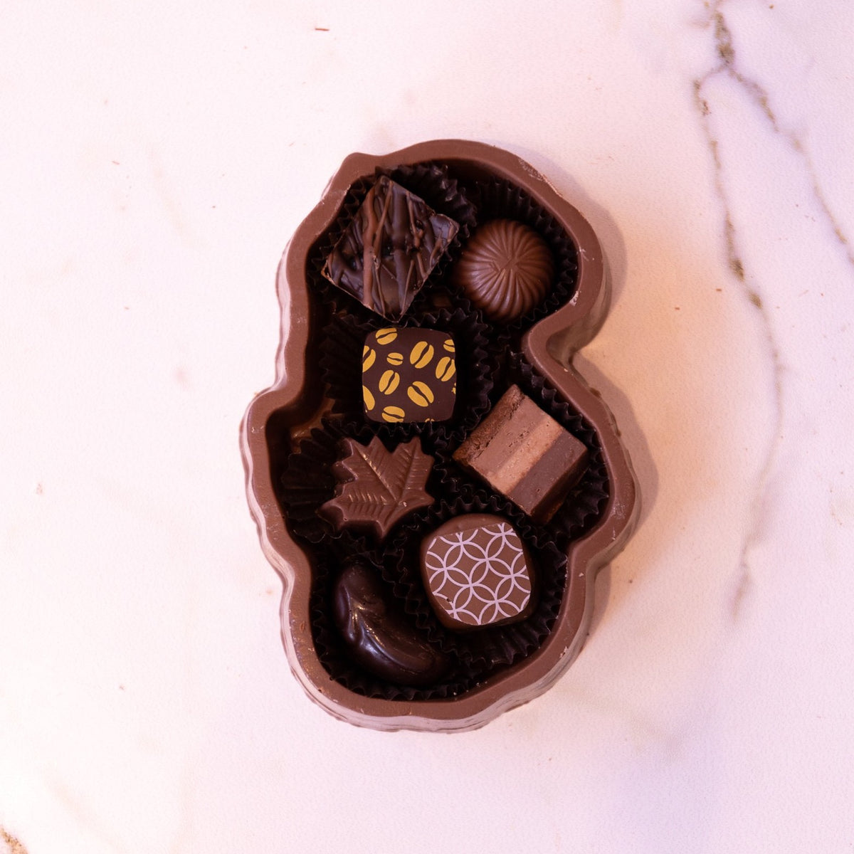 Santa Head Assorted Chocolate Box ATB Chocolates Etc.