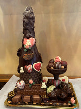 Load image into Gallery viewer, 3D Champagne Bottle with Truffle Filled Glass.  Artisan order