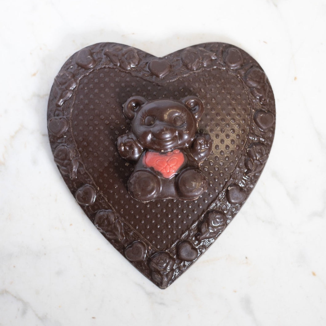 Teddy Bear on Flat Heart