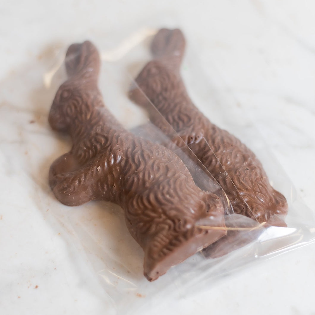 Bunny with Egg in Hand (2pk)
