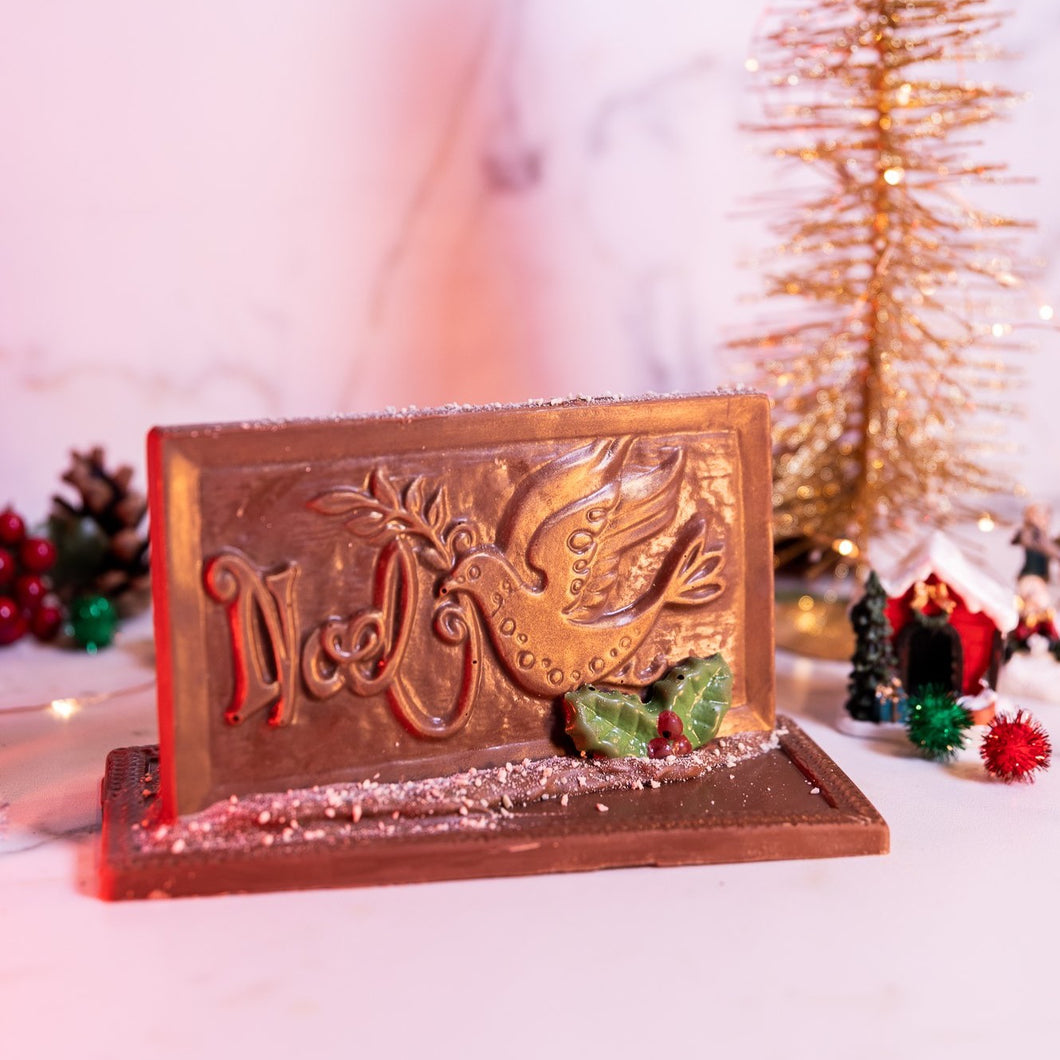 Noel Plaque with decor and base