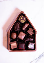 Load image into Gallery viewer, Assorted Chocolate House Box with Lid
