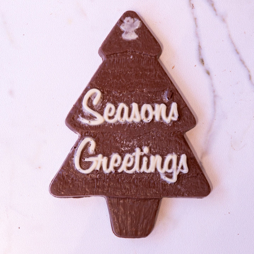 Seasons Greetings Tree Plaque