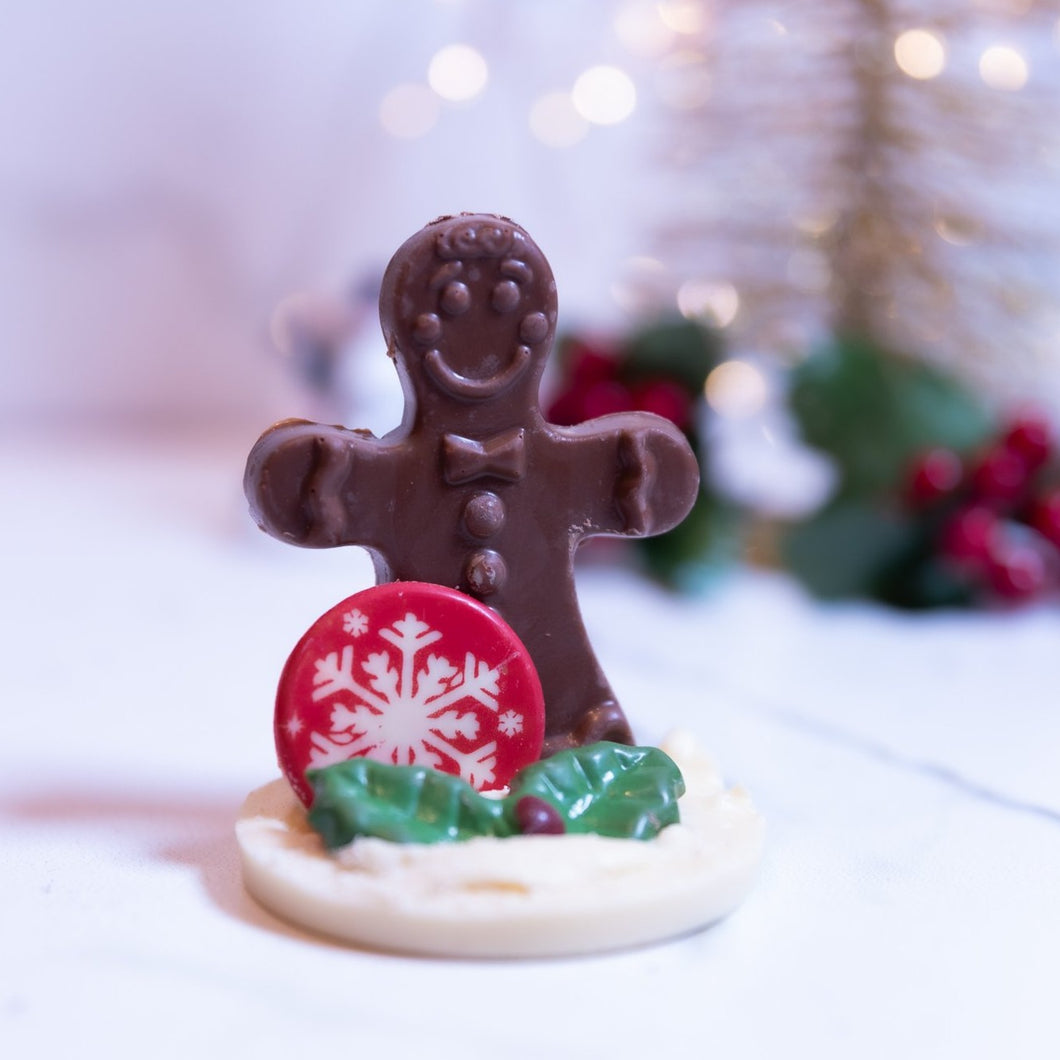 Gingerbread Man with base and decor
