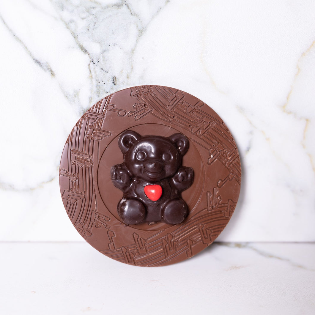 Medium Sized Disc with Teddy Bear decor