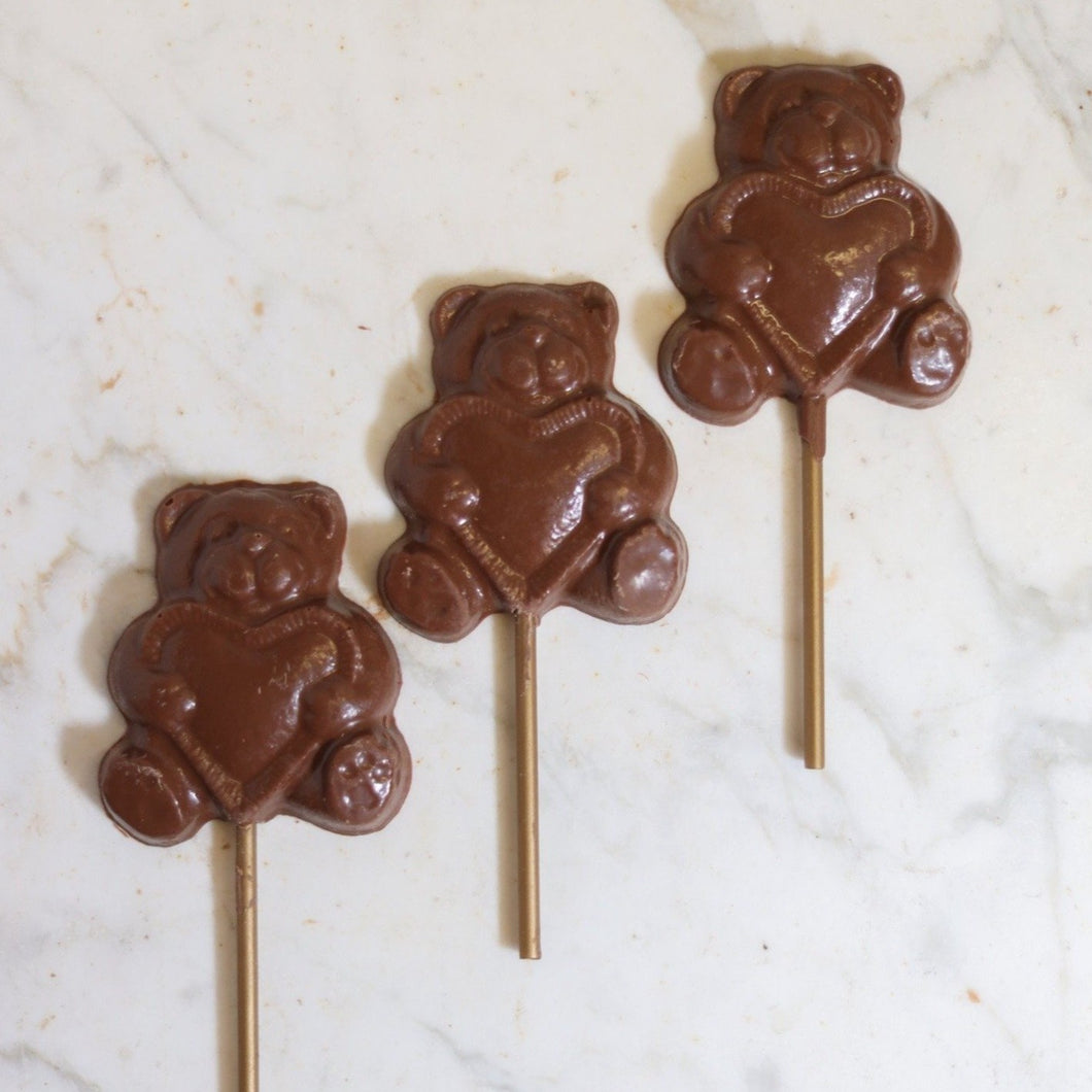 Teddy Bear Sucker (3pk)