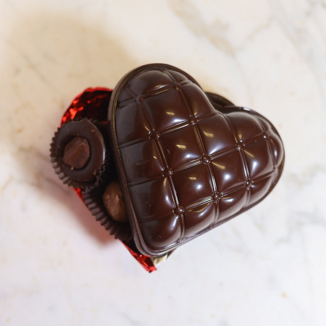 Quilted Heart Truffle Box