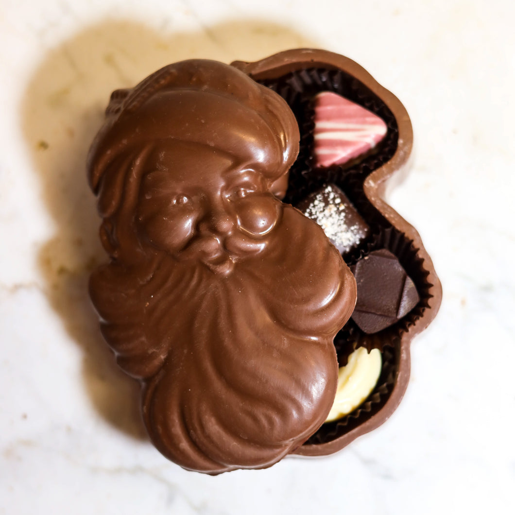 Santa Head Assorted Chocolate Box